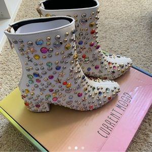 Current mood gem covered boots